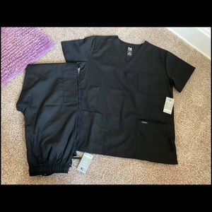 Adidas sweater and scrubs